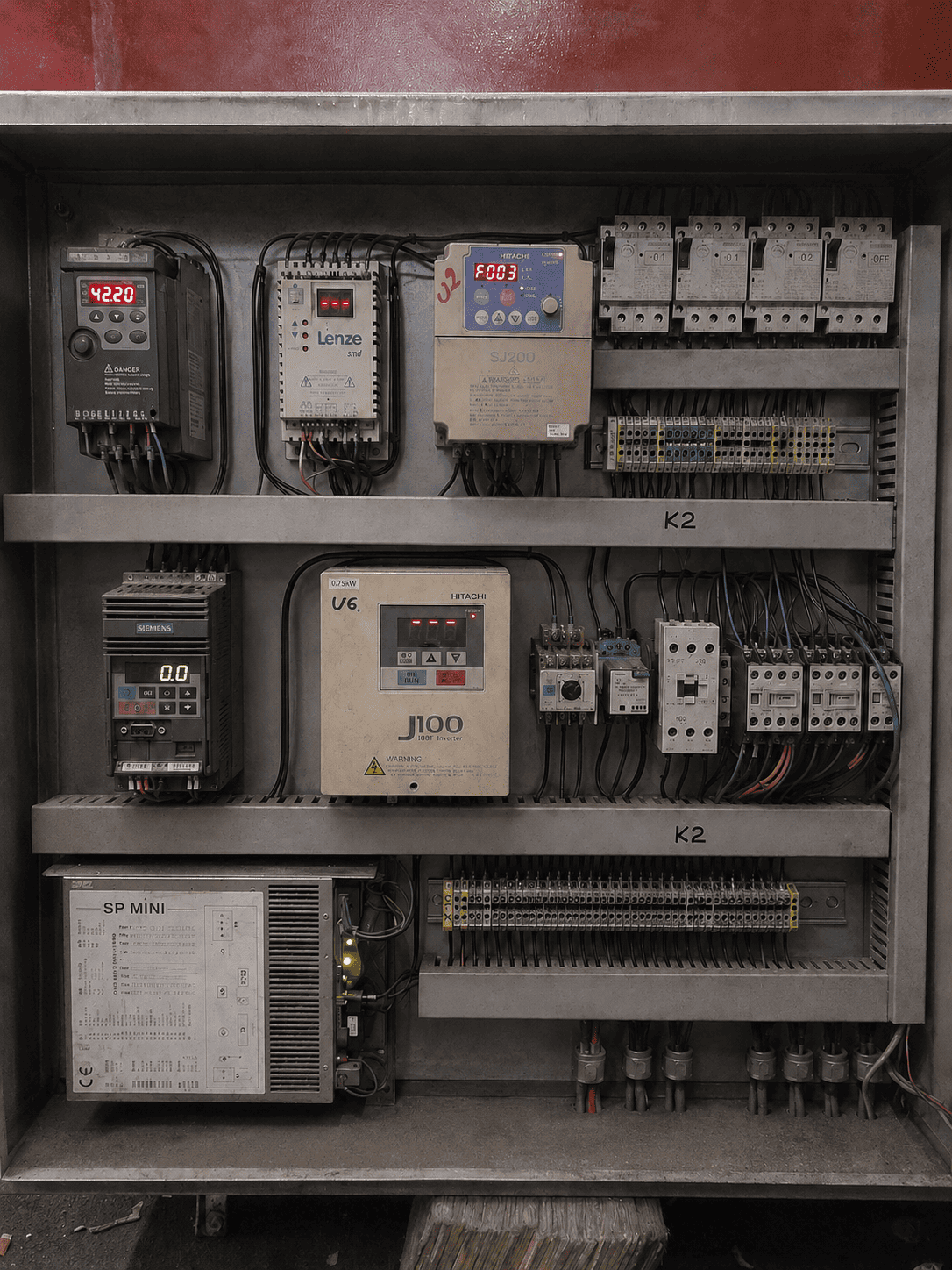Control Panel 2 (stepper motor,vfd)
